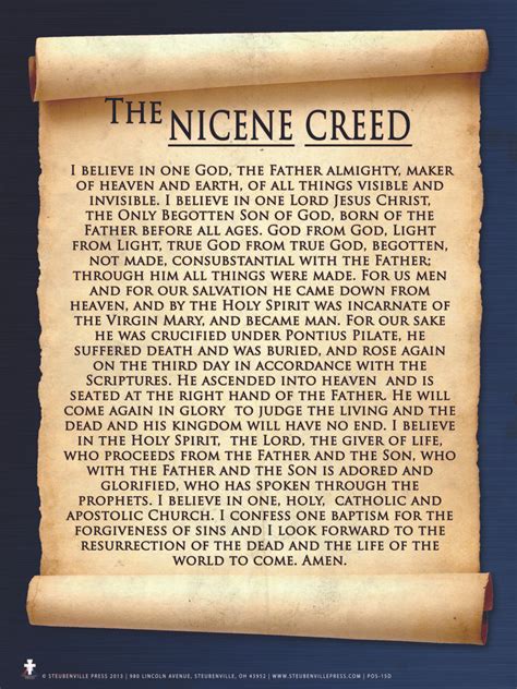 nicene creed old version.